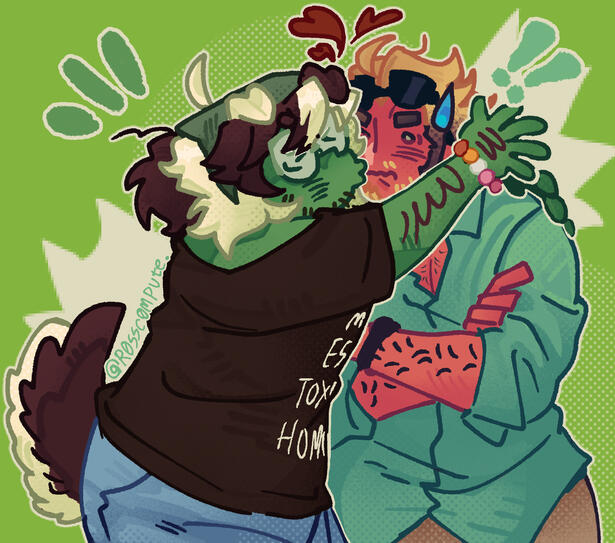 Waist up fully shaded lineart